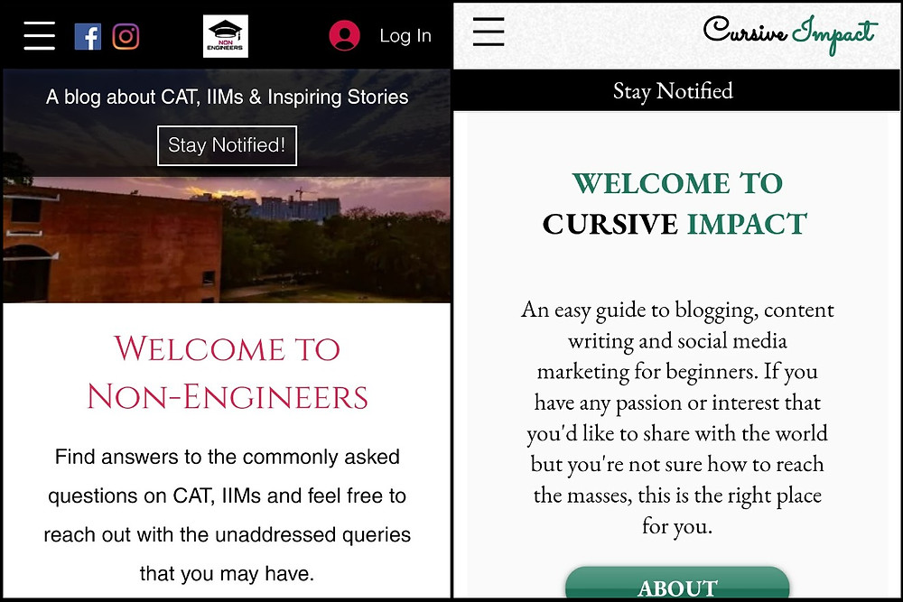 Wix Website Colour Scheme
